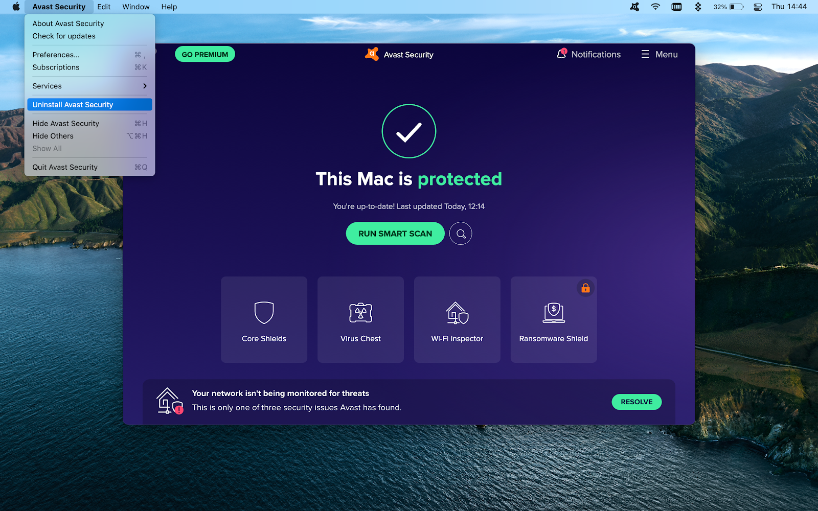 does avast have a special program for mac